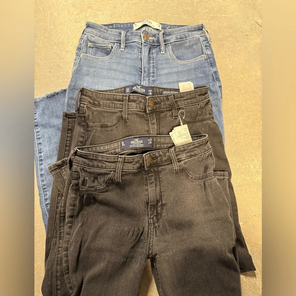 Hollister High Rise Jeans bundle - Picture 1 of 5